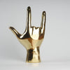 Brass Hand Sign Room Decor