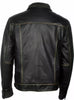 men trucker leather jacket