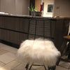 White Sheepskin Chair Pad