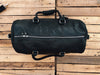 Black Genuine Leather Duffle Bag