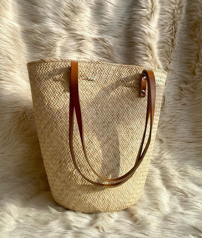Take a rattan bag with you on your travels as a lightweight and stylish way to carry your essentials.