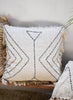 Black White Boho Pillow Case