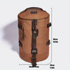 mens canvas rucksack backpack