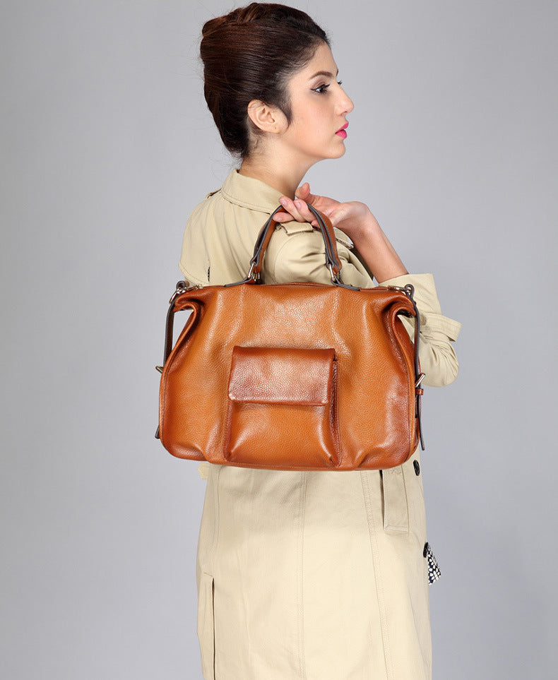 Women Genuine Leather Shoulder Bag for Office & Work