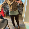 Cowhide Fur Jacket With Fringes