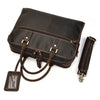 Men’s vintage crazy horse leather business briefcase