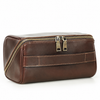 Full Grain Leather Dopp Kit for Men with Compartments