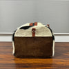 Set Of Cowhide Duffle Bags