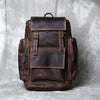 Full Grain Leather Weekend Backpack