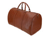 Brown Genuine Leather Duffle Bag