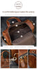 Crazy horse leather travel duffel bag