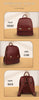 Genuine cowhide leather backpack for women