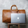 Large leather Men Duffle Bags