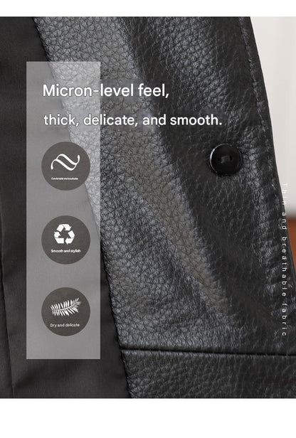 Leather jacket women black lambskin coat