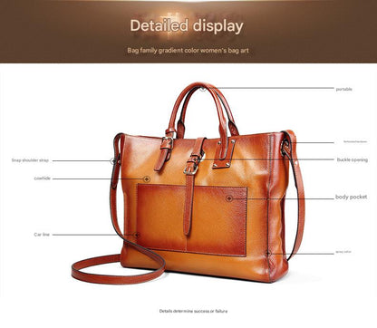 Women's Genuine Leather Shoulder Bag Tote
