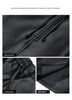Black PU Leather Midi Skirt With Front Slit High Waist