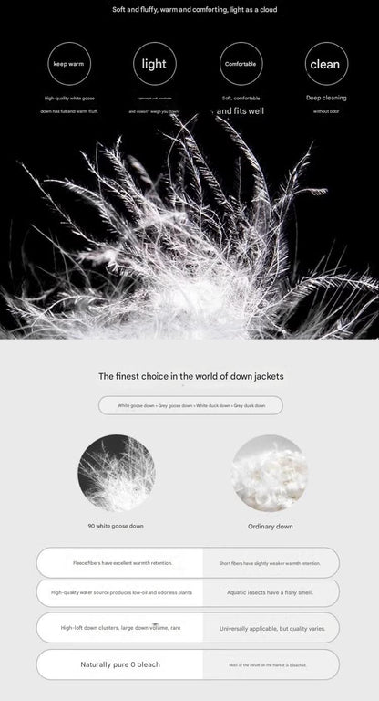 Women shearling collar oil-waxed down leather jacket