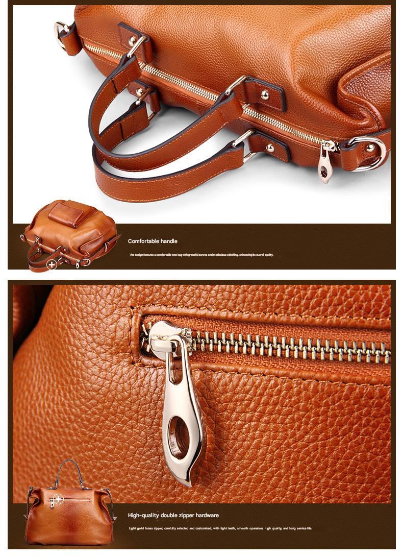 Women Genuine Leather Shoulder Bag for Office & Work