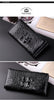Men’s Genuine Crocodile Long Leather Wallet