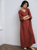 Summer Dresses For Women Loose V Neck Maxi Dress