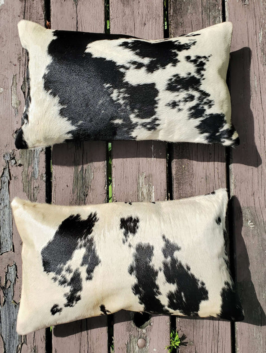 Beautiful natural cowhide pillow in Canada