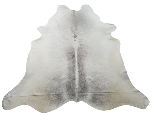 This light grey cowhide rug is absolutely perfect,  very plush, exactly the right size, and the colours are vibrant and you will receive so many compliments.