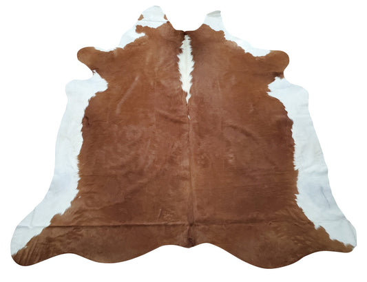 Brown Hereford cowhide rugs give home a cozy, comfortable touch and relaxed feeling, these are hundred percent natural and real. 