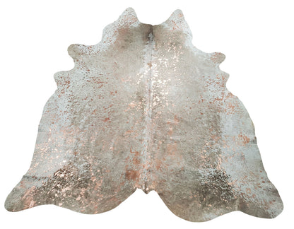 This metallic cowhide rug is absolutely lovely ! It is warm, soft, excellent quality and looks great in any home. 