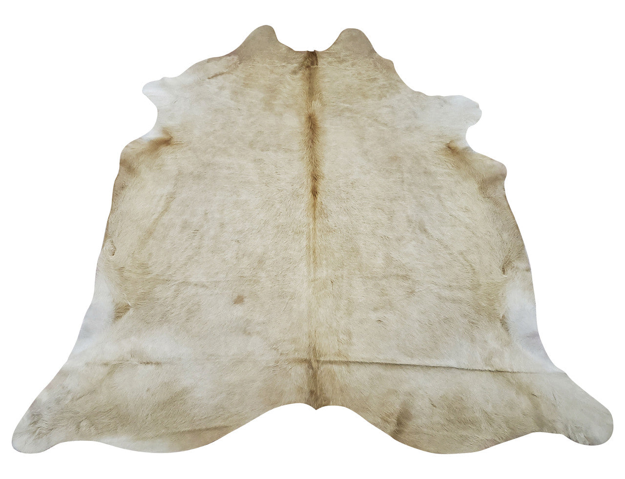 A large light palomino cowhide rug is a stunning addition to any room. Not only does it provide an eye-catching focal point for the space, but its neutral hue will also add warmth and texture. 
