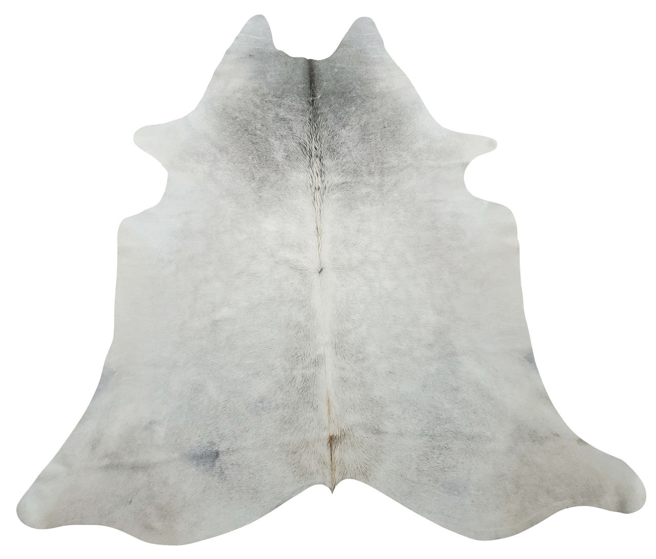 Our cowhide area rugs are in speckled grey white are great for all kinds of western spaces, upholstery and drapery projects. 