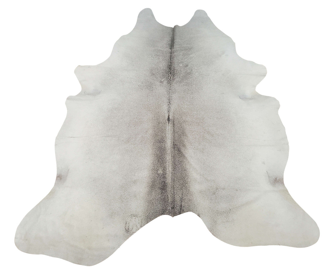  Light Gray Cowhide Area Rug