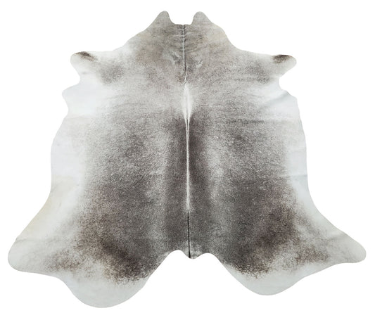 Ivory cowhide rug is the best way to uplift neutral furniture, beautiful grey pattern and softy comfy underfoot.
