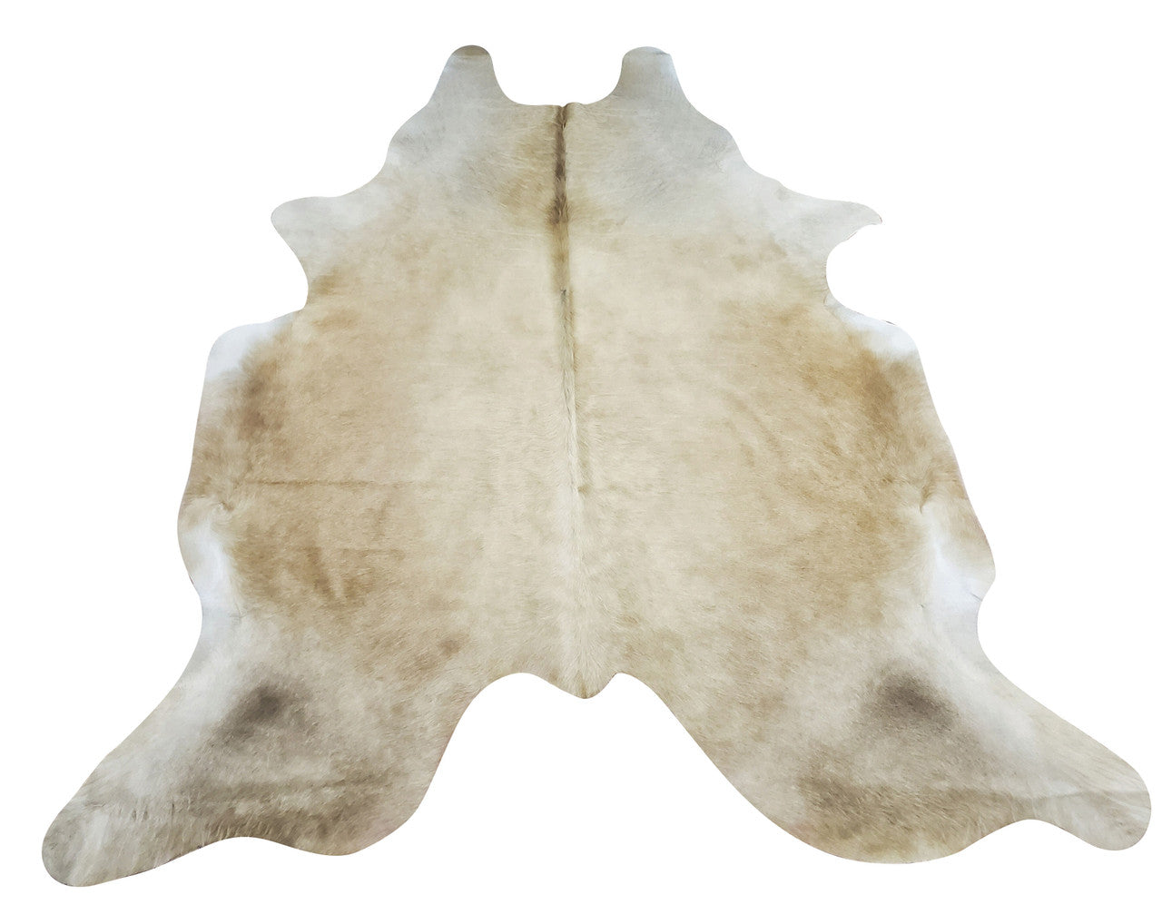 Cowhide rug living room