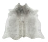 Small Cowhide Rug Grey