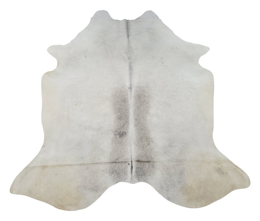 XXL Brazilian cowhide rug in a soft mix of mostly gray with some white great for your house these cow rugs are real, natural and free shipping Abbotsford