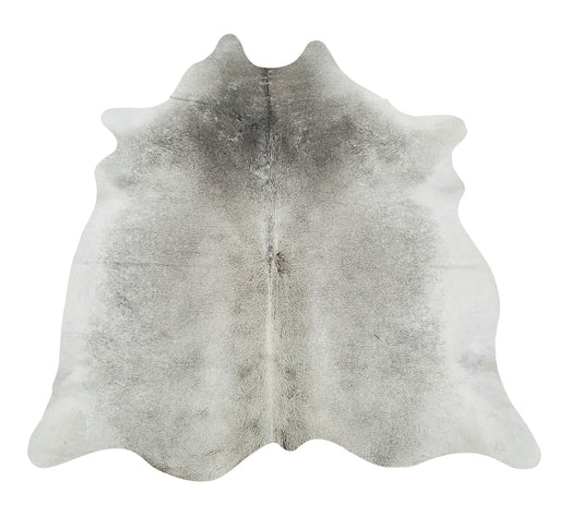 Selected for exotic and natural pattern, this solid grey in small cowhide rug can pull together all the essential elements of the room and transform it into a cozy home. 