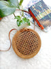 Round Rattan Bali Wicker Bag