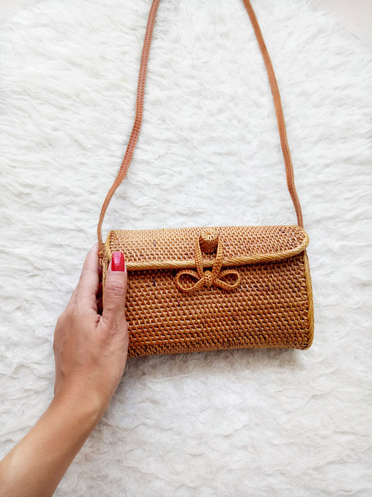 Kanawa Mini Rattan Purse