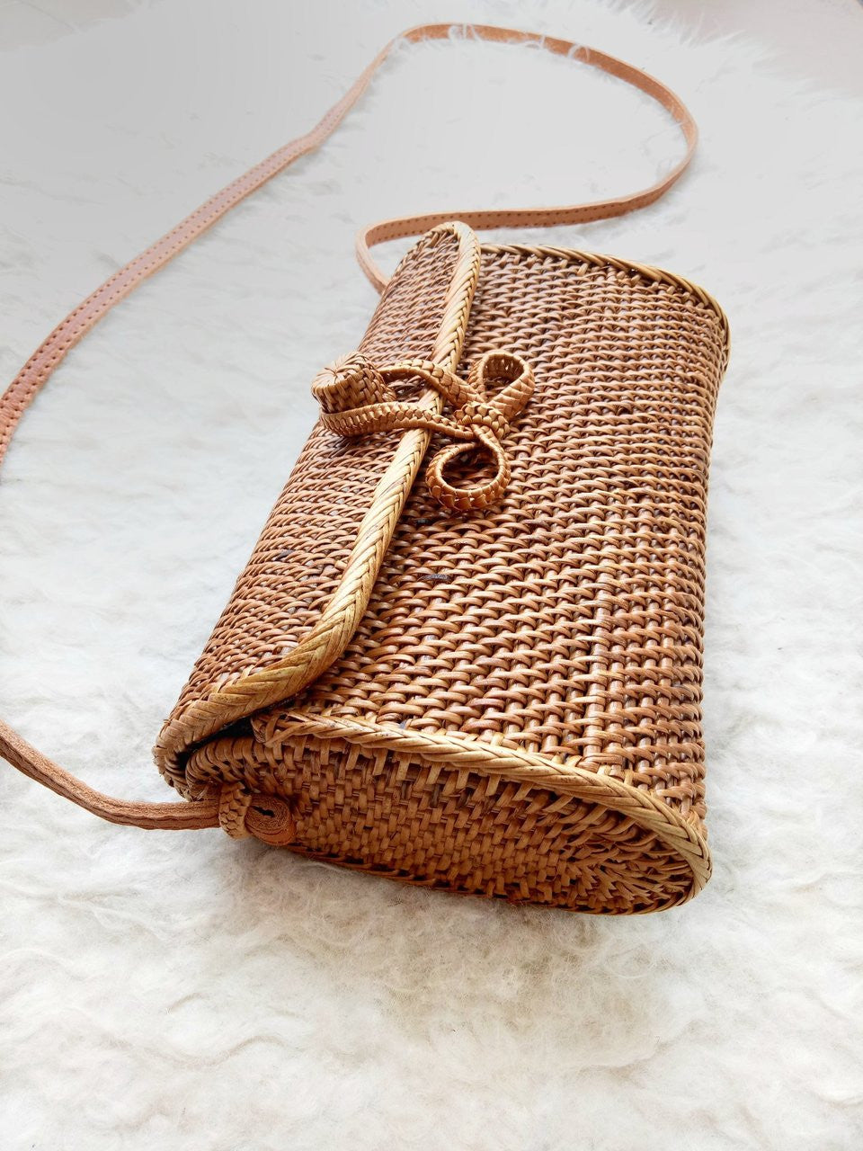 Kanawa Mini Rattan Purse