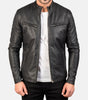 black bike leather jackets for men