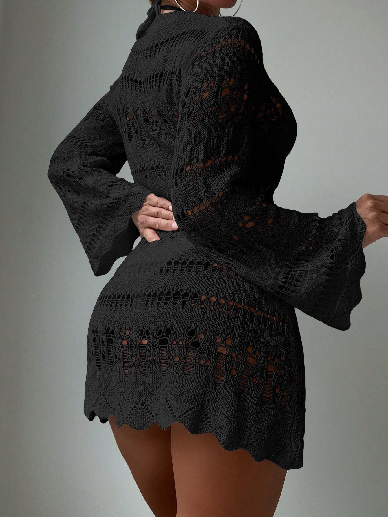 Summer Dresses For Women Crochet Beach Cover Up