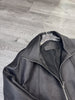 Women Oversized Real Leather Moto Jacket