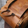 Men’s genuine leather backpack for work