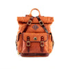 Tanned Leather Backpack for Work and Travel