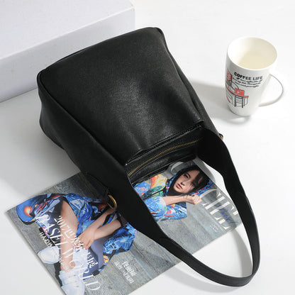 Women Soft Leather Underarm Shoulder Bag