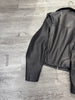 Women Oversized Real Leather Moto Jacket
