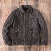 Washed Vintage Men’s Genuine Leather Jacket