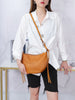 Women Soft Leather Dumpling Tote Crossbody Bag