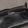 Leather Dopp Kit for Men in Black Top-Grain Cowhide