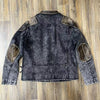Retro venom patchwork denim jacket